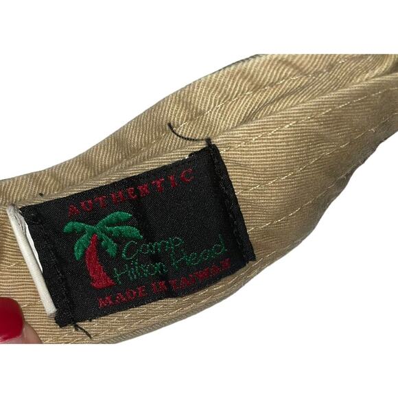 Hilton Head Island Visor Hat Cap Adjustable Camp Golf Tennis Cotton Holiday - Picture 7 of 11
